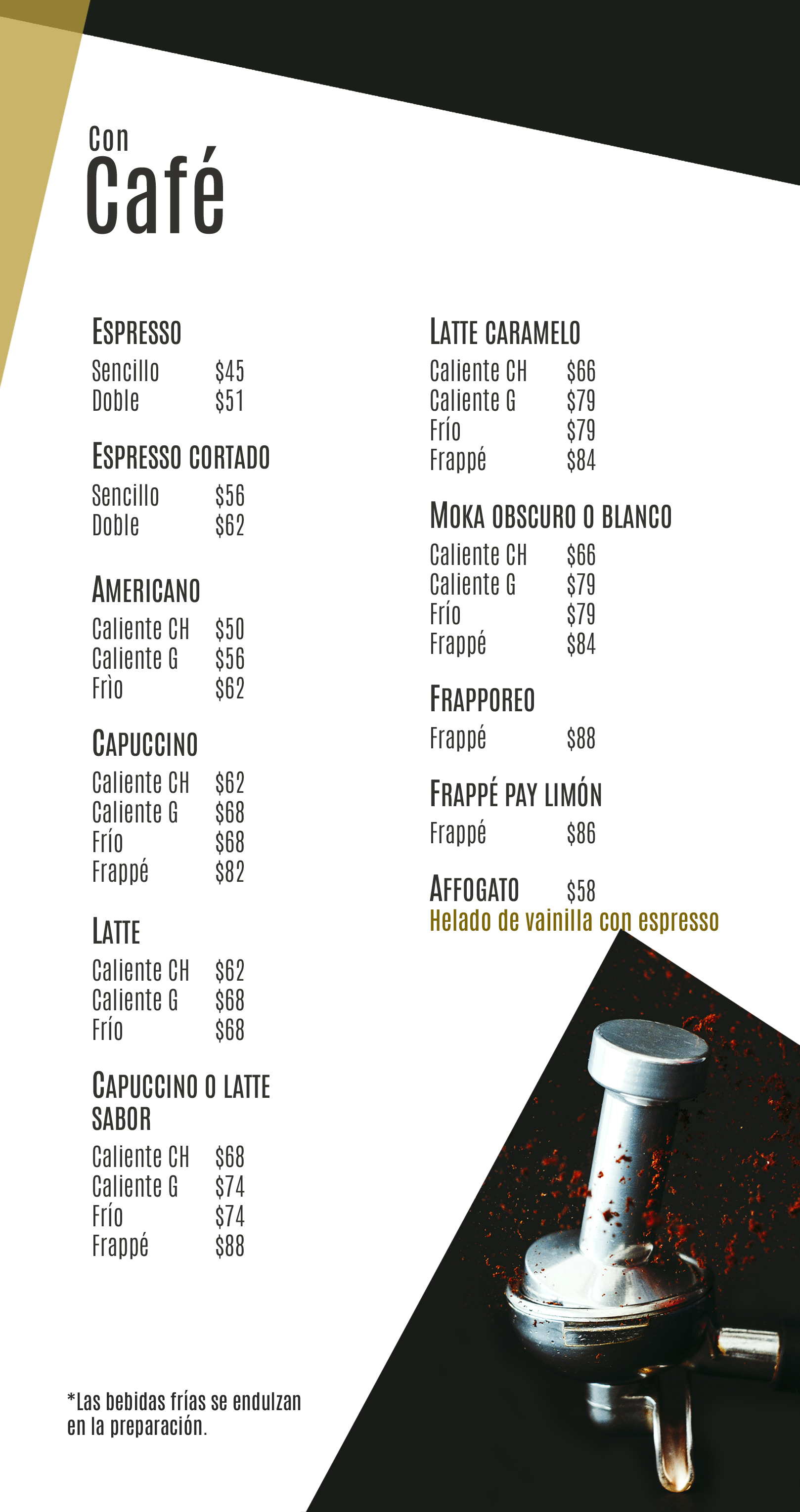 las mejores bebidas con café